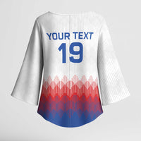 Custom World Football 2026 England Kimono Sleeve Blouse Three Lions Pride Style - Wonder Print Shop