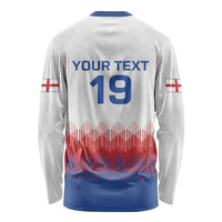 Custom World Football 2026 England Long Sleeve Shirt Three Lions Pride Style - Wonder Print Shop