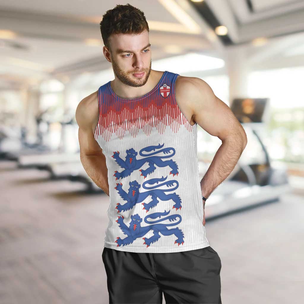 Custom World Football 2026 England Men Tank Top Three Lions Pride Style - Wonder Print Shop