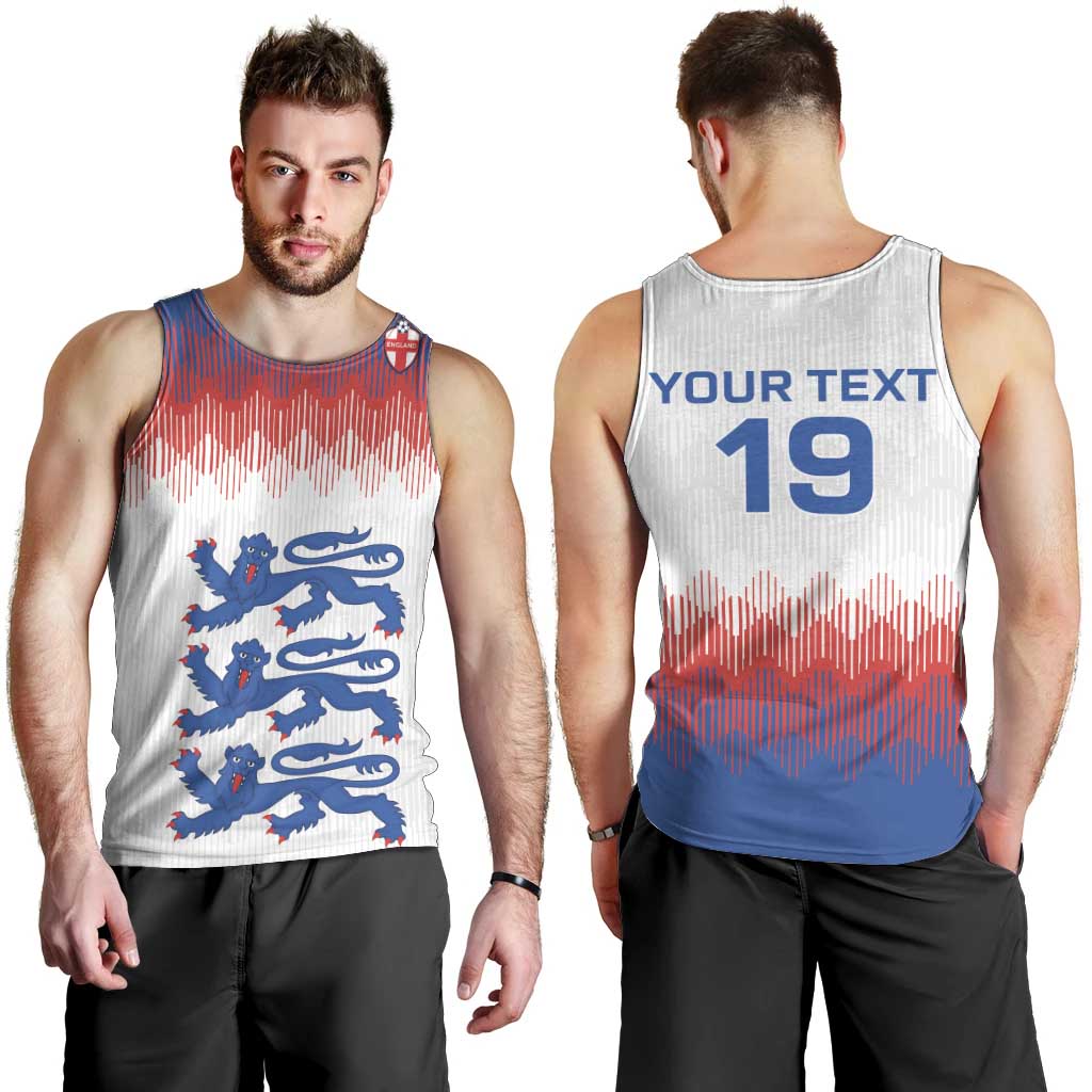 Custom World Football 2026 England Men Tank Top Three Lions Pride Style - Wonder Print Shop