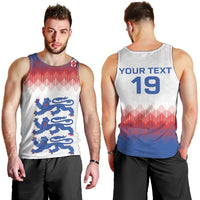 Custom World Football 2026 England Men Tank Top Three Lions Pride Style - Wonder Print Shop