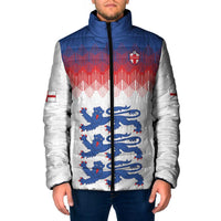 Custom World Football 2026 England Padded Jacket Three Lions Pride Style - Wonder Print Shop