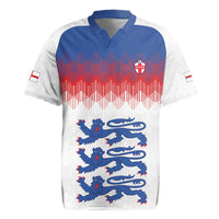Custom World Football 2026 England Rugby Jersey Three Lions Pride Style - Wonder Print Shop