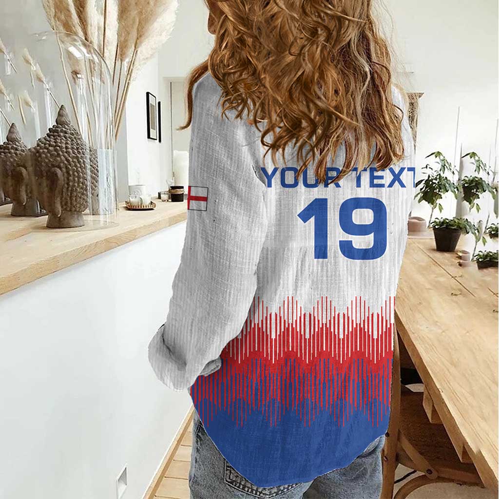 Custom World Football 2026 England Women Casual Shirt Three Lions Pride Style - Wonder Print Shop