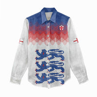 Custom World Football 2026 England Women Casual Shirt Three Lions Pride Style - Wonder Print Shop