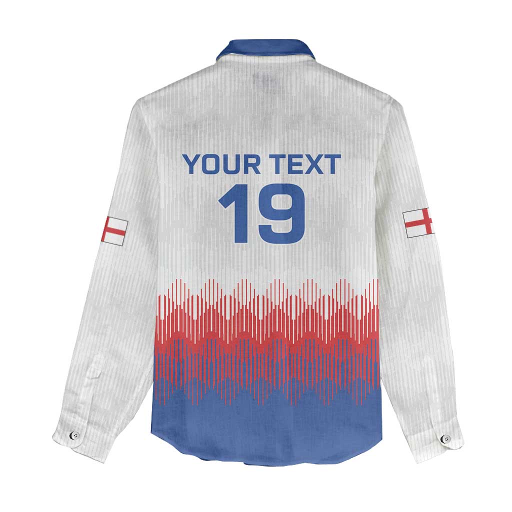 Custom World Football 2026 England Women Casual Shirt Three Lions Pride Style - Wonder Print Shop