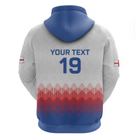Custom World Football 2026 England Zip Hoodie Three Lions Pride Style - Wonder Print Shop