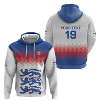 Custom World Football 2026 England Zip Hoodie Three Lions Pride Style - Wonder Print Shop