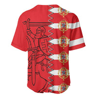 Polish-Lithuanian Commonwealth Baseball Jersey White Eagle Vytis Dual Heraldic