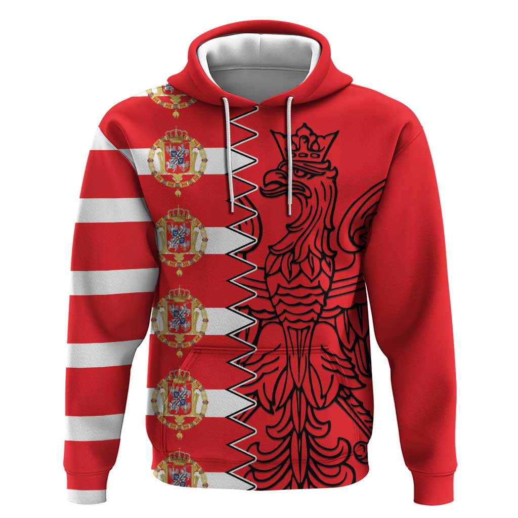 Polish-Lithuanian Commonwealth Hoodie White Eagle Vytis Dual Heraldic
