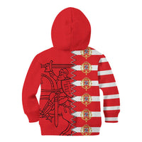Polish-Lithuanian Commonwealth Kid Hoodie White Eagle Vytis Dual Heraldic