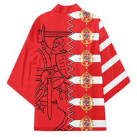 Polish-Lithuanian Commonwealth Kimono White Eagle Vytis Dual Heraldic