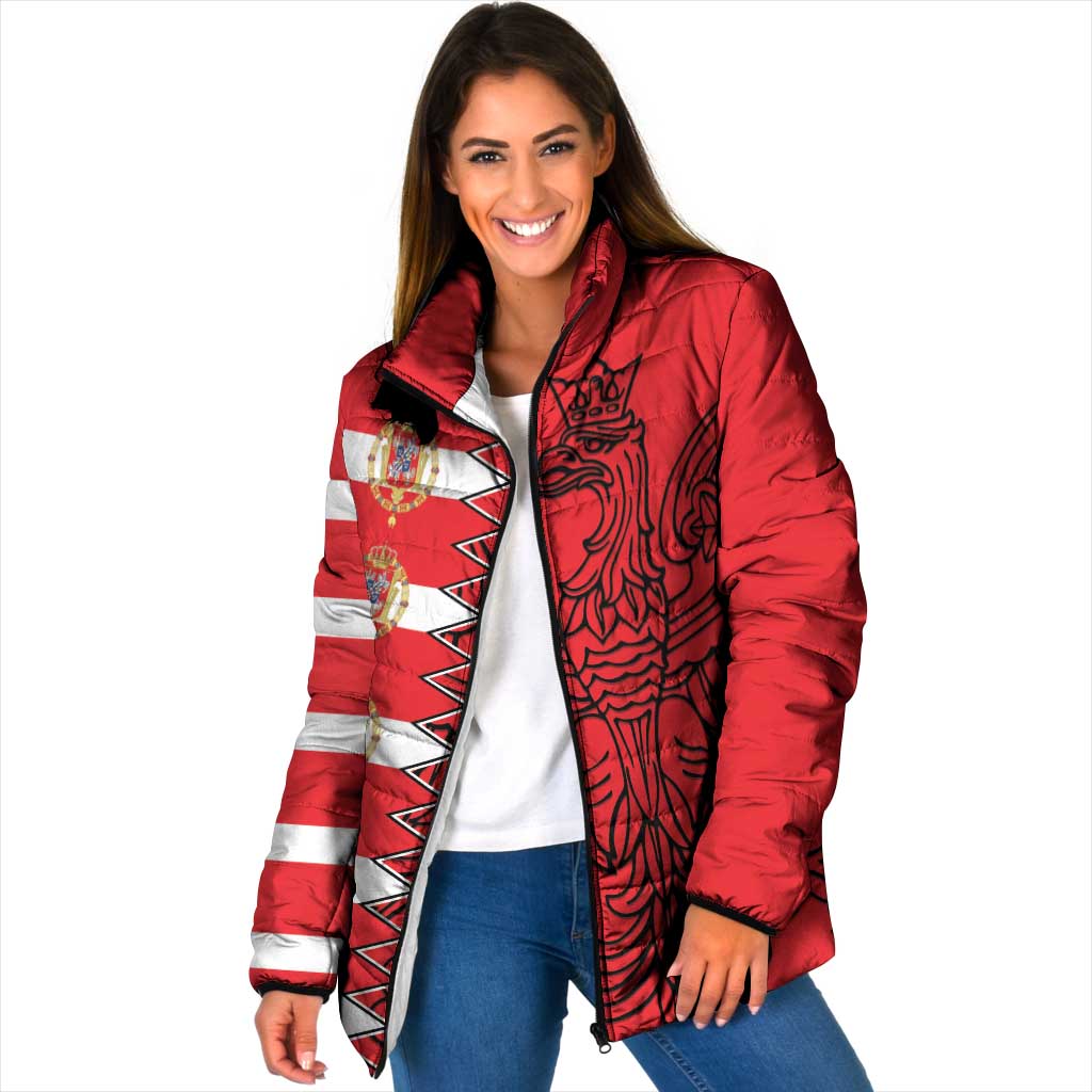 Polish-Lithuanian Commonwealth Padded Jacket White Eagle Vytis Dual Heraldic