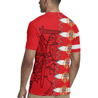 Polish-Lithuanian Commonwealth Rugby Jersey White Eagle Vytis Dual Heraldic