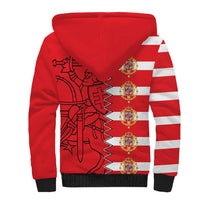 Polish-Lithuanian Commonwealth Sherpa Hoodie White Eagle Vytis Dual Heraldic