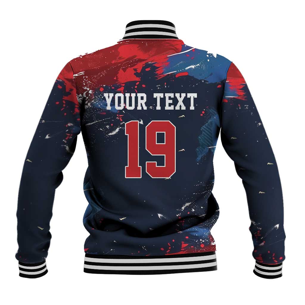 USA Ice Hockey 2026 Champions Custom Baseball Jacket Legend Golden Toothless