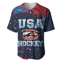 USA Ice Hockey 2026 Champions Custom Baseball Jersey Legend Golden Toothless