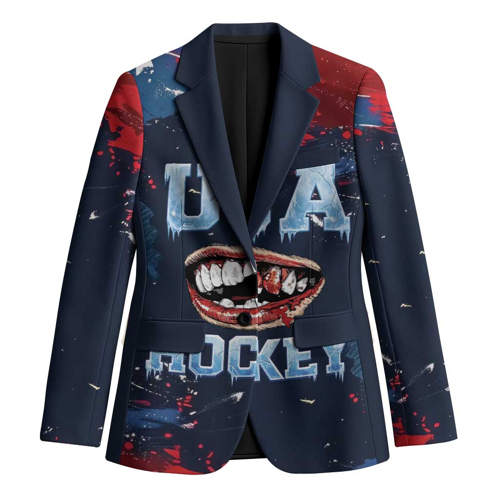 USA Ice Hockey 2026 Champions Custom Blazer Legend Golden Toothless
