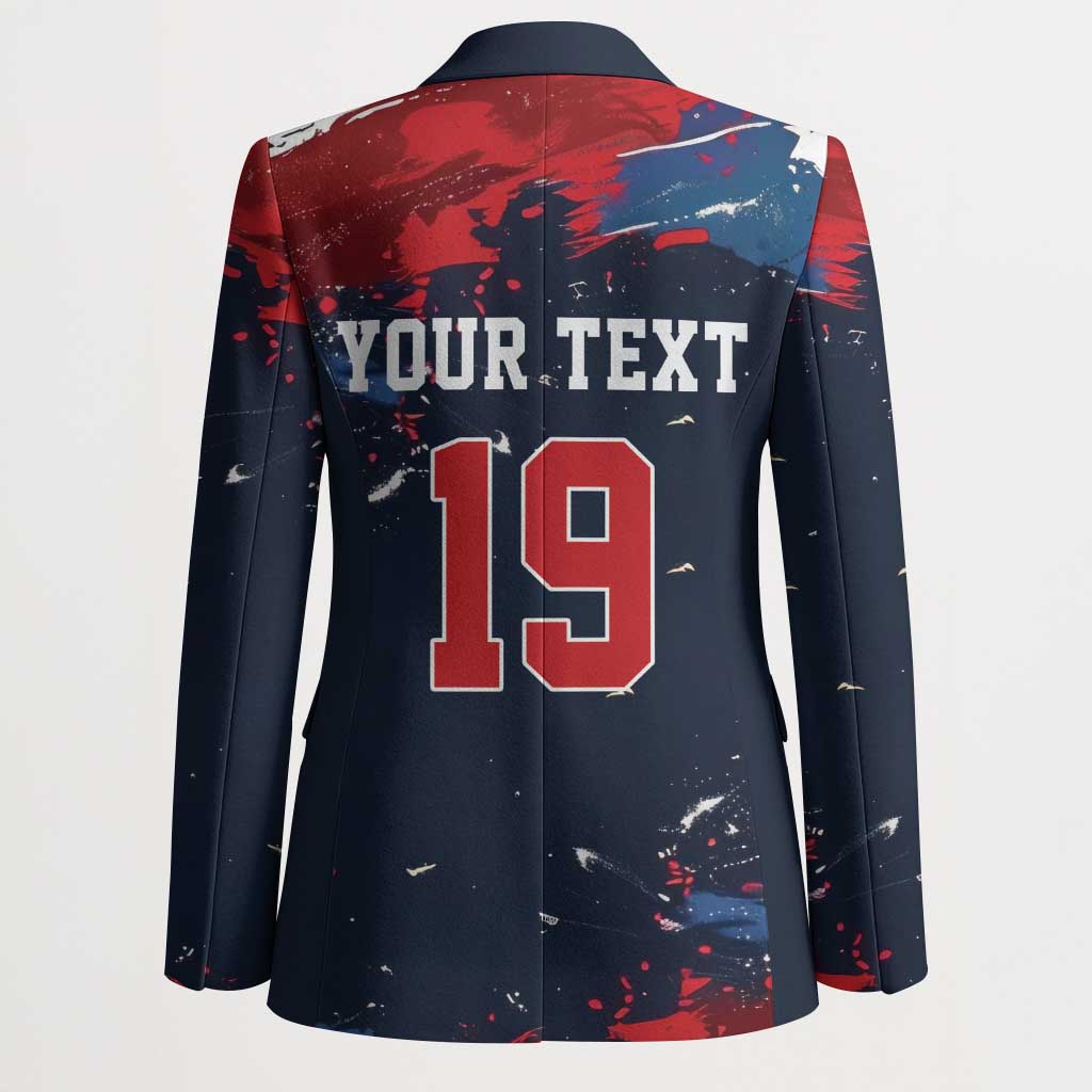 USA Ice Hockey 2026 Champions Custom Blazer Legend Golden Toothless