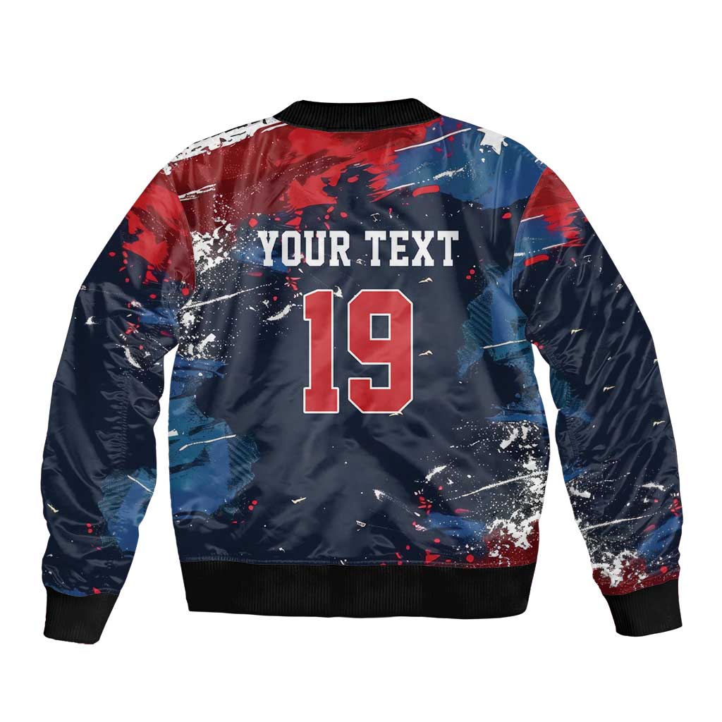 USA Ice Hockey 2026 Champions Custom Bomber Jacket Legend Golden Toothless