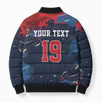 USA Ice Hockey 2026 Champions Custom Bomber Puffer Jacket Legend Golden Toothless