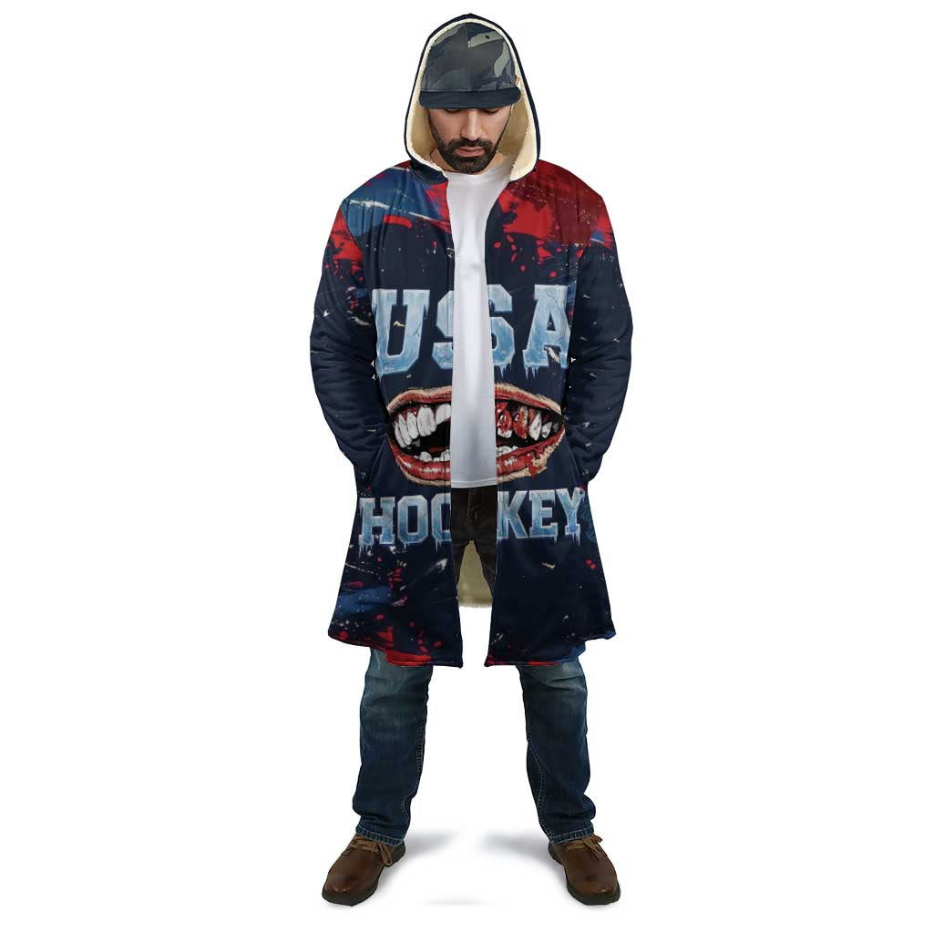 USA Ice Hockey 2026 Champions Custom Cloak Legend Golden Toothless