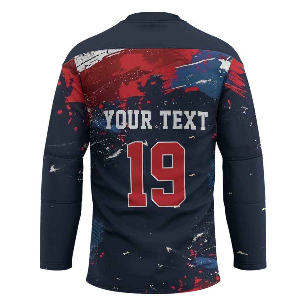 USA Ice Hockey 2026 Champions Custom Hockey Jersey Legend Golden Toothless