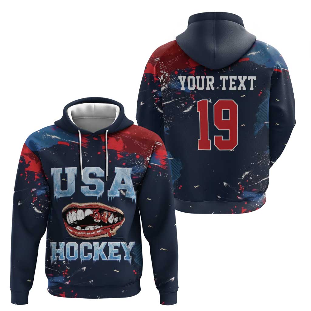 USA Ice Hockey 2026 Champions Custom Hoodie Legend Golden Toothless