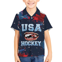 USA Ice Hockey 2026 Champions Custom Kid Hawaiian Shirt Legend Golden Toothless