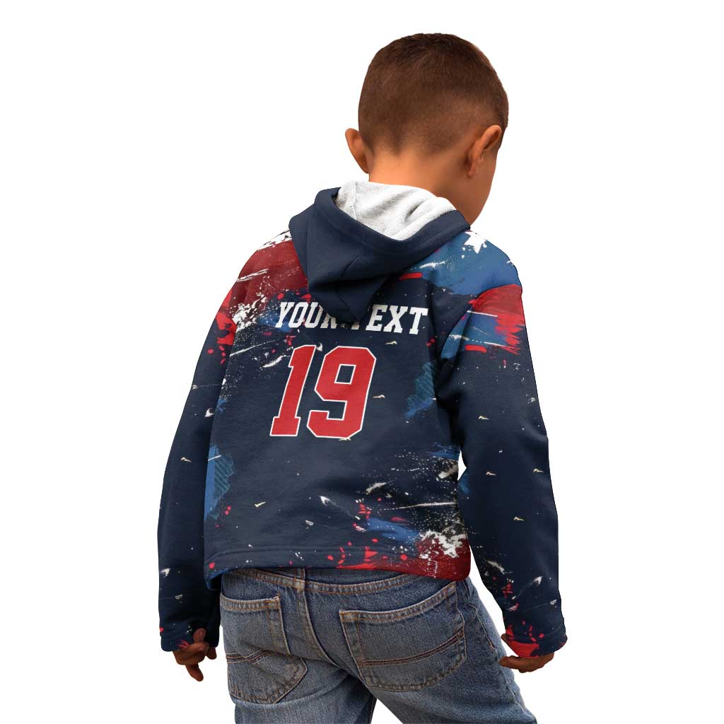 USA Ice Hockey 2026 Champions Custom Kid Hoodie Legend Golden Toothless