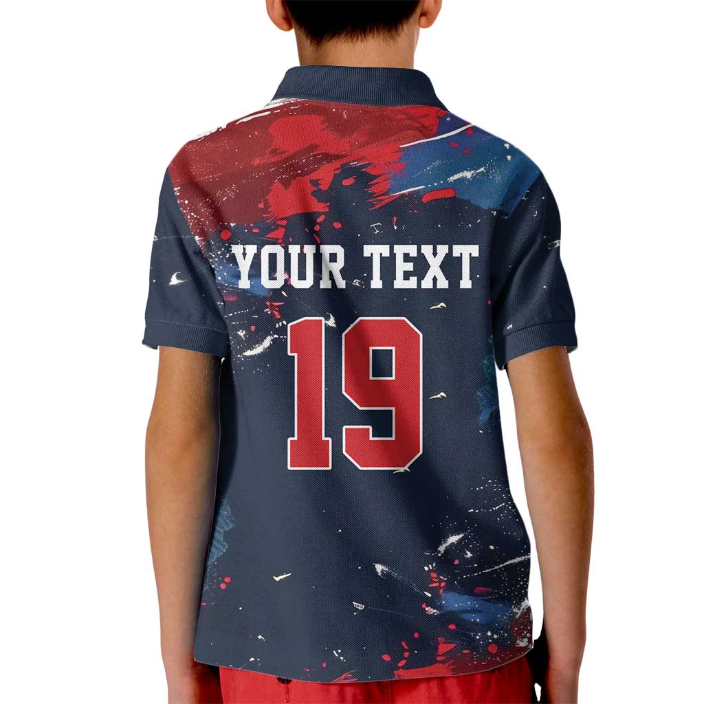 USA Ice Hockey 2026 Champions Custom Kid Polo Shirt Legend Golden Toothless