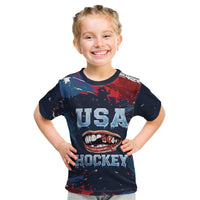 USA Ice Hockey 2026 Champions Custom Kid T Shirt Legend Golden Toothless