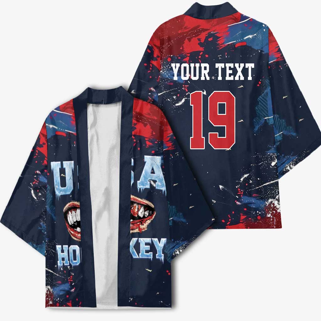 USA Ice Hockey 2026 Champions Custom Kimono Legend Golden Toothless