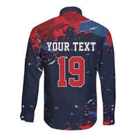 USA Ice Hockey 2026 Champions Custom Long Sleeve Button Shirt Legend Golden Toothless