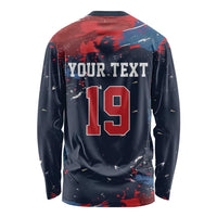 USA Ice Hockey 2026 Champions Custom Long Sleeve Shirt Legend Golden Toothless