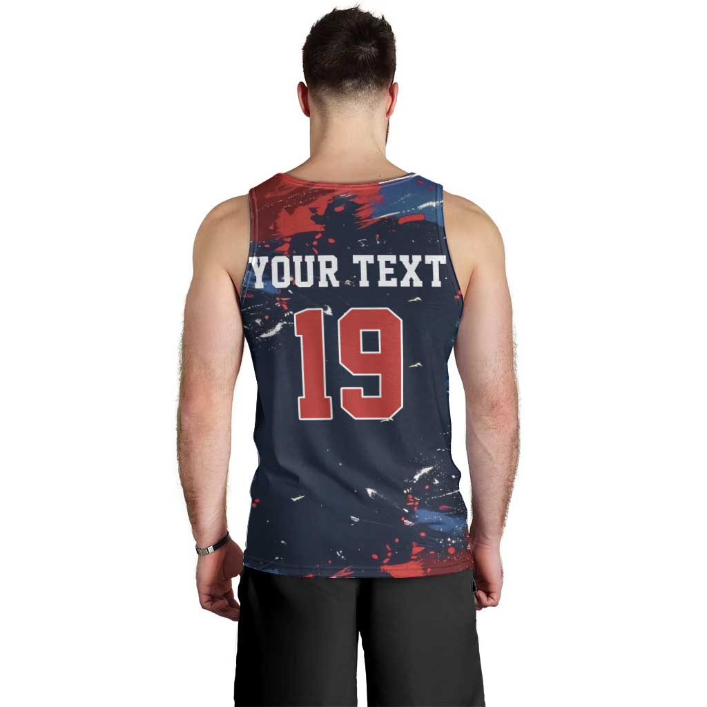 USA Ice Hockey 2026 Champions Custom Men Tank Top Legend Golden Toothless