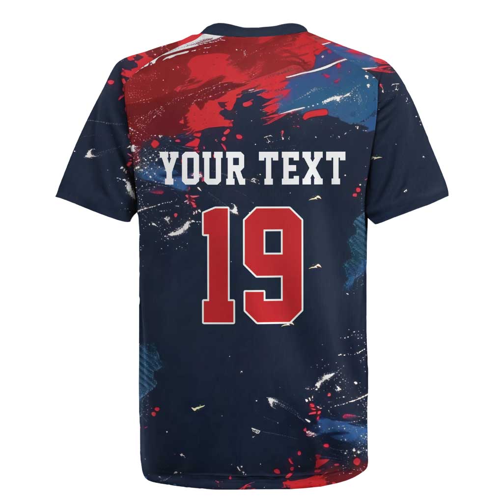 USA Ice Hockey 2026 Champions Custom Rugby Jersey Legend Golden Toothless