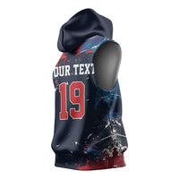 USA Ice Hockey 2026 Champions Custom Sleeveless Hoodie Legend Golden Toothless