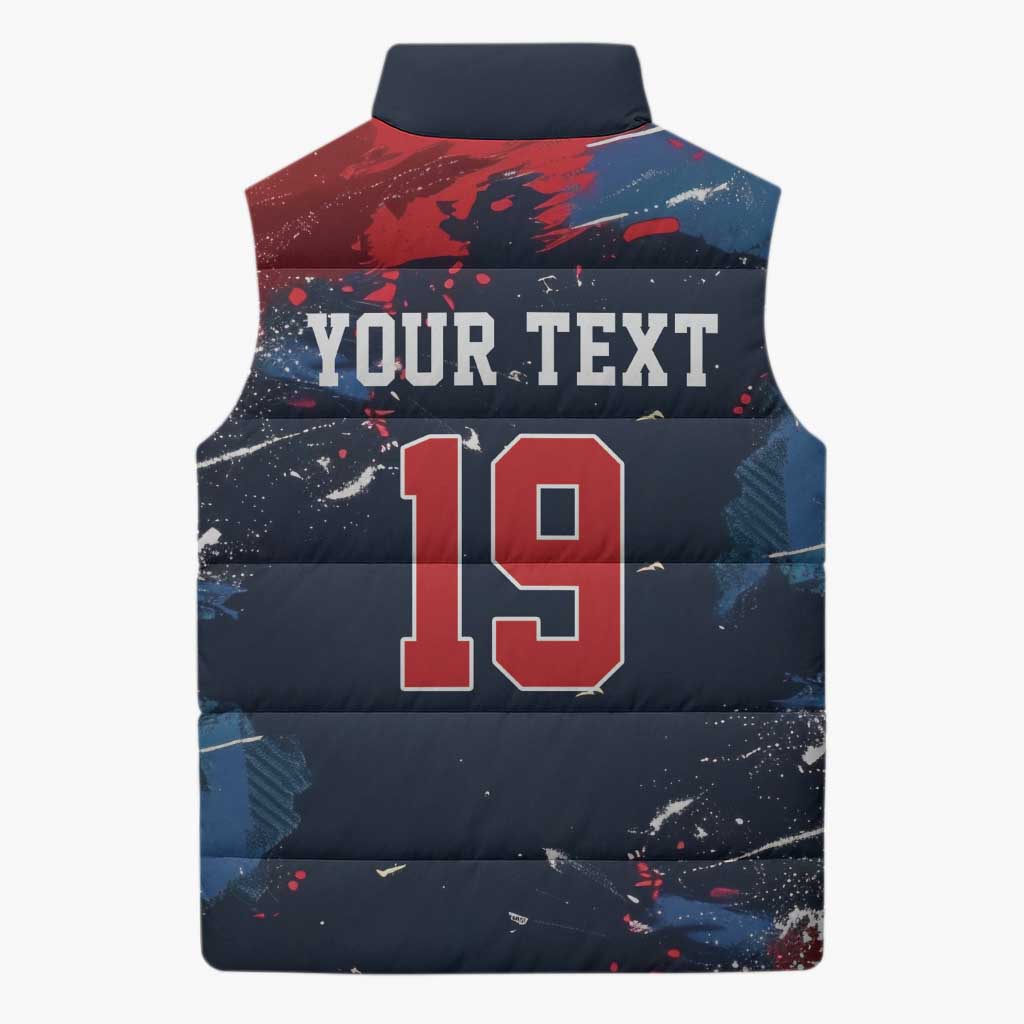 USA Ice Hockey 2026 Champions Custom Sleeveless Puffer Jacket Legend Golden Toothless
