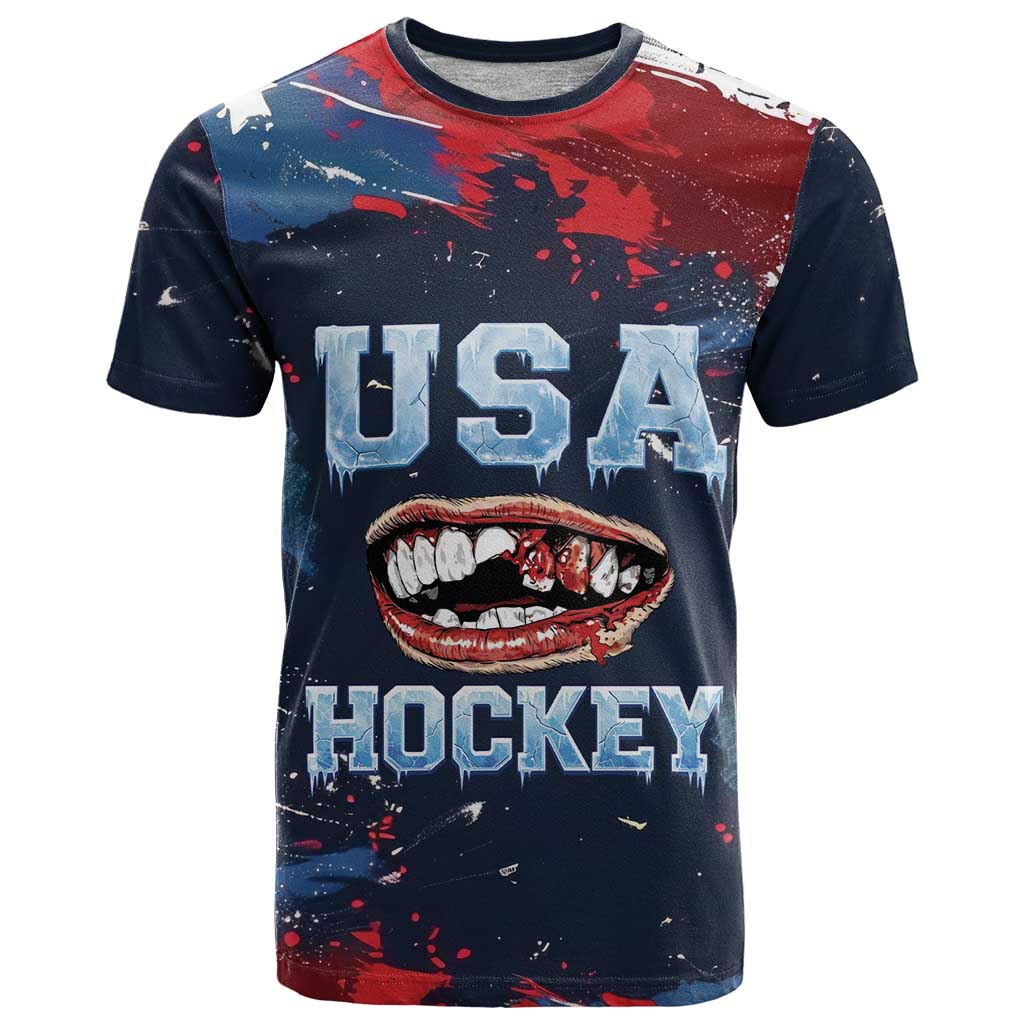USA Ice Hockey 2026 Champions Custom T Shirt Legend Golden Toothless