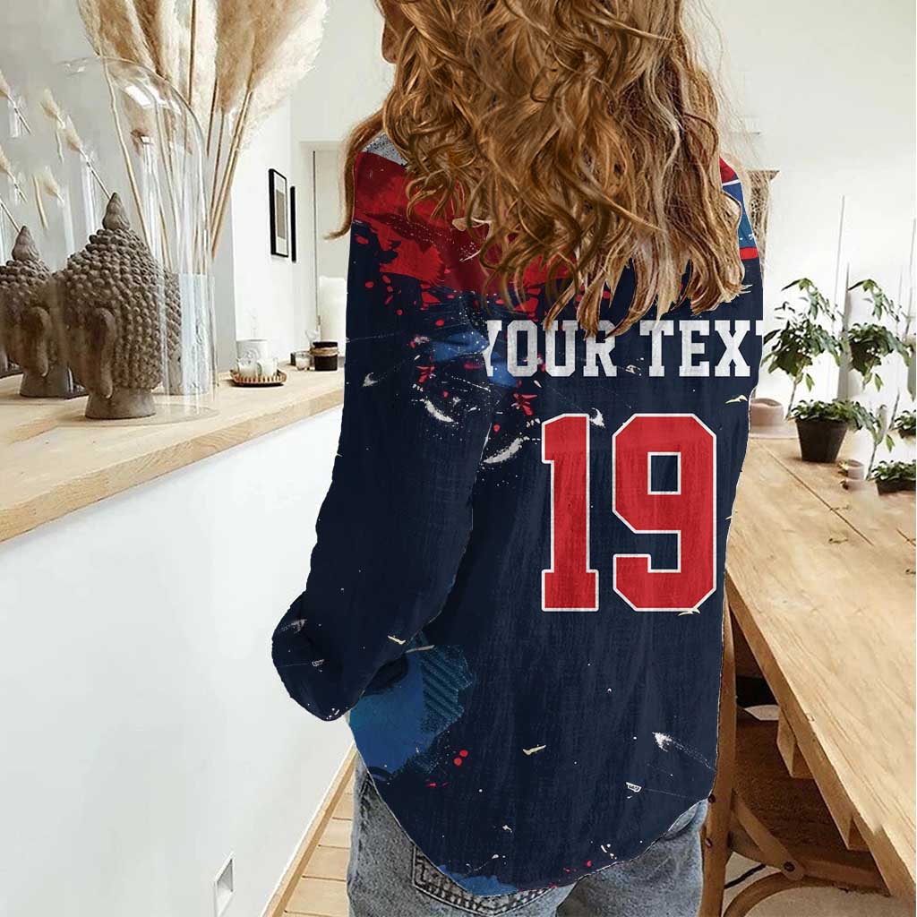 USA Ice Hockey 2026 Champions Custom Women Casual Shirt Legend Golden Toothless