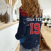 USA Ice Hockey 2026 Champions Custom Women Casual Shirt Legend Golden Toothless