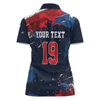 USA Ice Hockey 2026 Champions Custom Women Polo Shirt Legend Golden Toothless