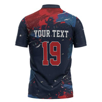 USA Ice Hockey 2026 Champions Custom Zipper Polo Shirt Legend Golden Toothless