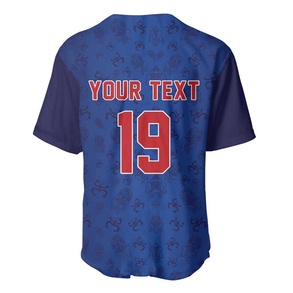 Puerto Rico Baseball Custom Baseball Jersey Boricua Coquí Baseball Mascot