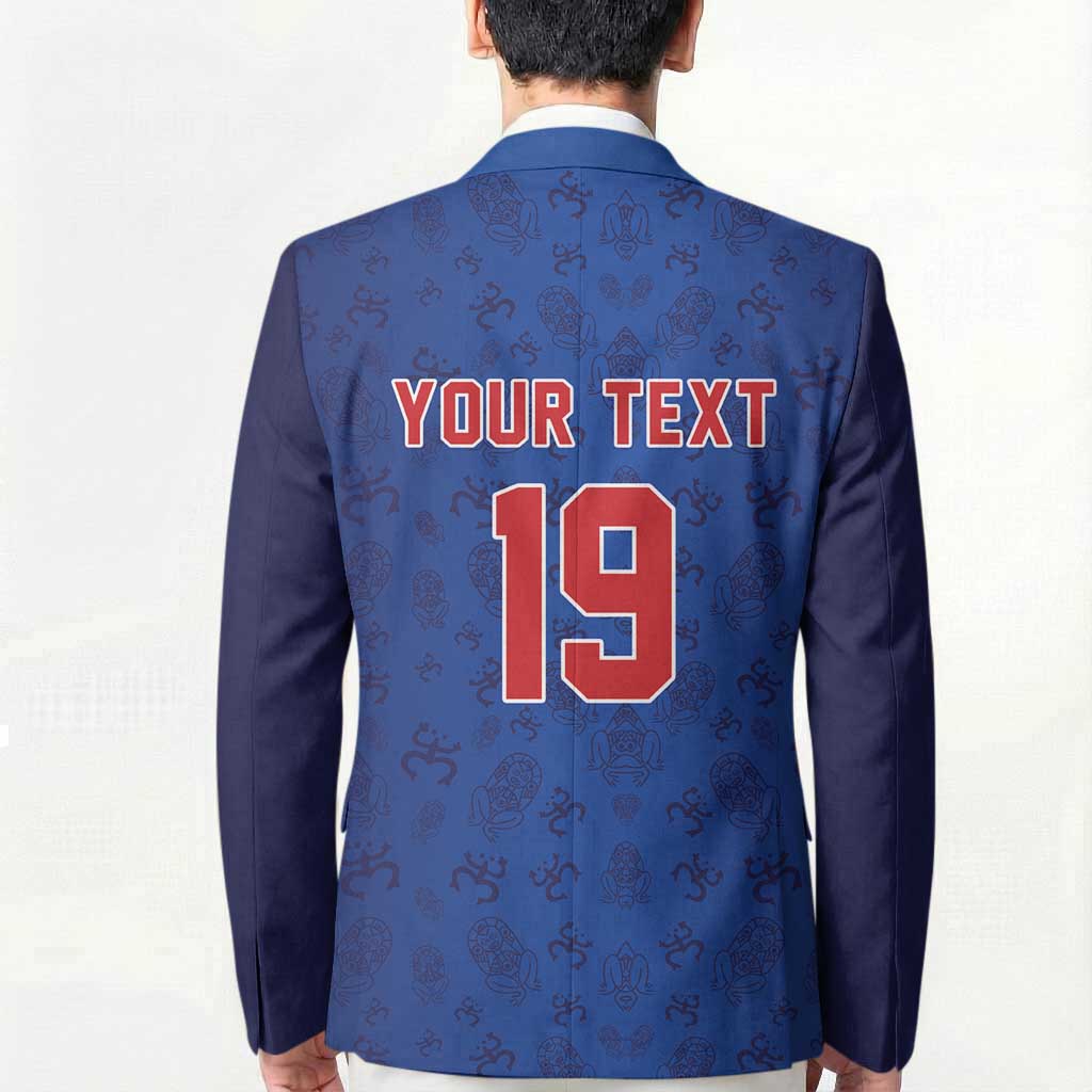 Puerto Rico Baseball Custom Blazer Boricua Coquí Baseball Mascot