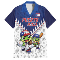 Puerto Rico Baseball Custom Hawaiian Shirt Boricua Coquí Baseball Mascot