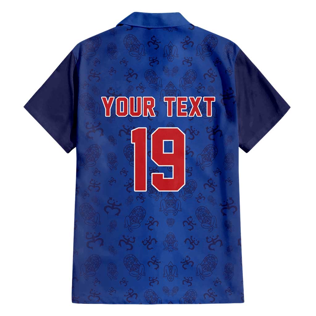 Puerto Rico Baseball Custom Hawaiian Shirt Boricua Coquí Baseball Mascot