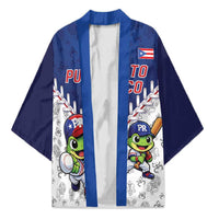 Puerto Rico Baseball Custom Kimono Boricua Coquí Baseball Mascot