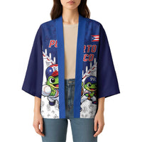 Puerto Rico Baseball Custom Kimono Boricua Coquí Baseball Mascot
